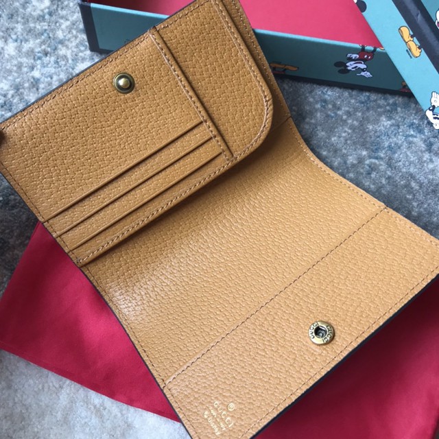 Gucci護照夾 602538 古馳聯名Disney 時尚單品 Gucci護照套  gqy3500